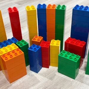 LEGO DUPLO Bulk Lot 150 Pieces Blocks Bricks Toddler Building Toy